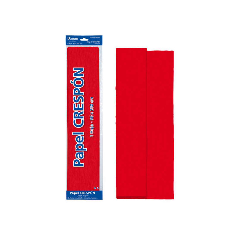 Dohe Papel Crespon de 30g Rojo
