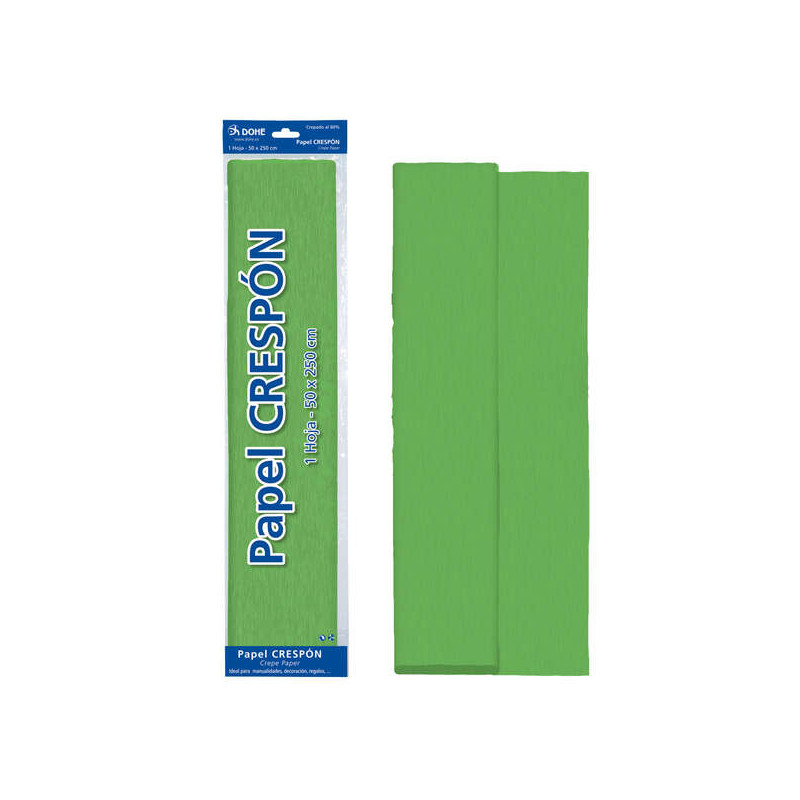 Dohe Papel Crespon de 30g Verde