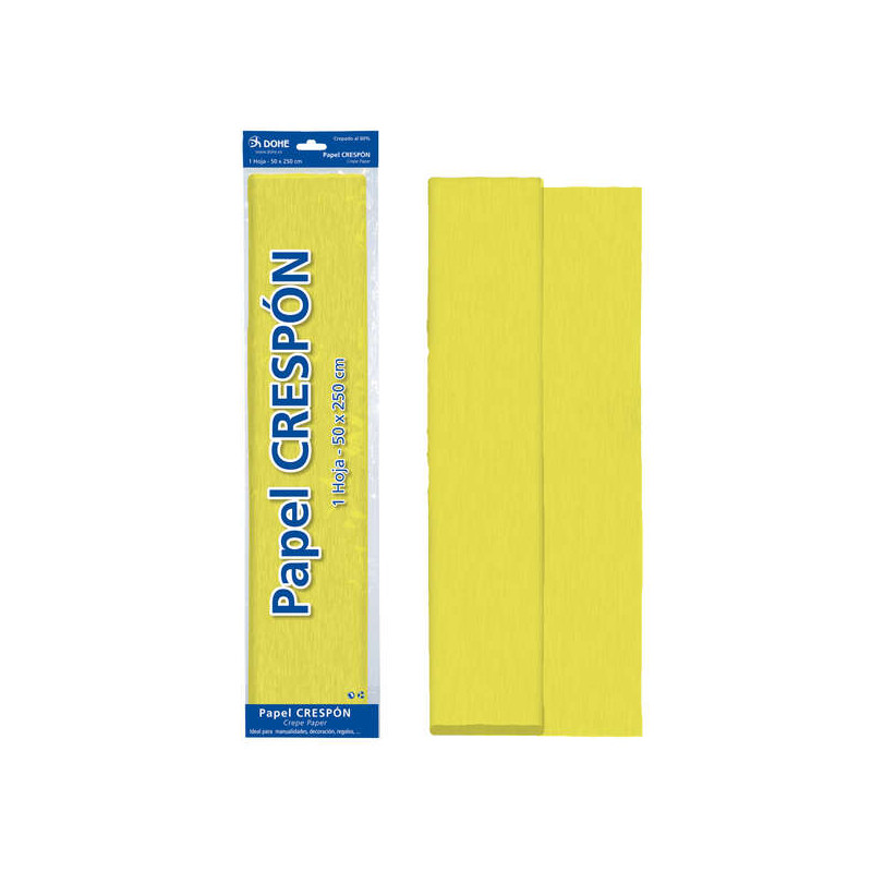 Dohe Papel Crespon de 30g Amarillo
