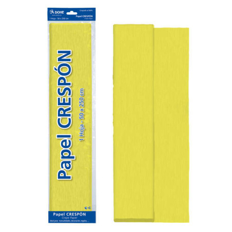 Dohe Papel Crespon de 30g Amarillo