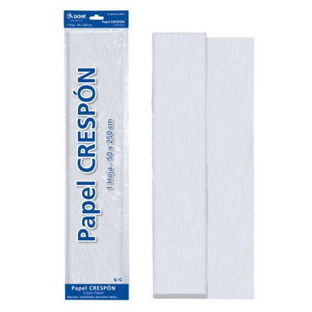 Dohe Papel Crespon de 30g Blanco