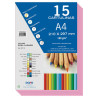 Dohe Pack de 15 Cartulinas A4 de 180gr