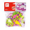 Apli Formas de Flor Adhesivas de Goma Eva