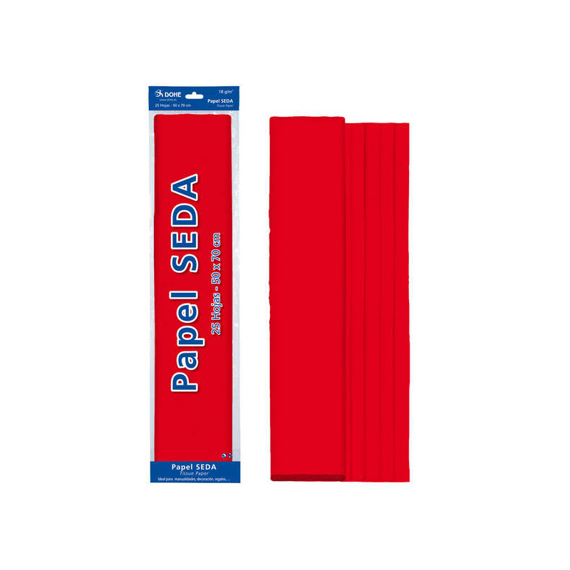 Dohe Papel Seda de 18g Rojo