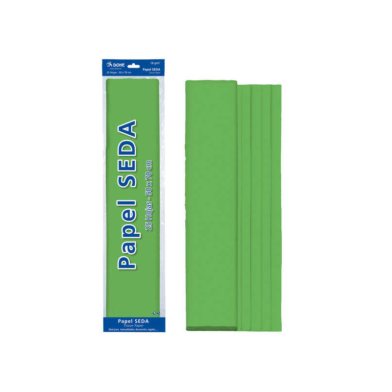 Dohe Papel Seda de 18g Verde