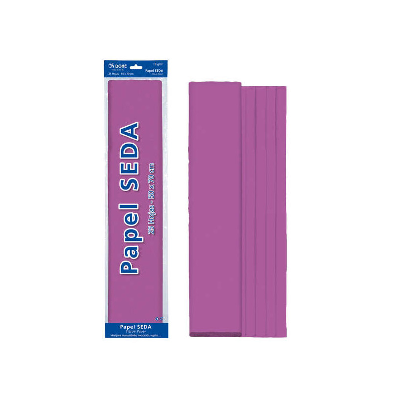 Dohe Papel Seda de 18g Morado