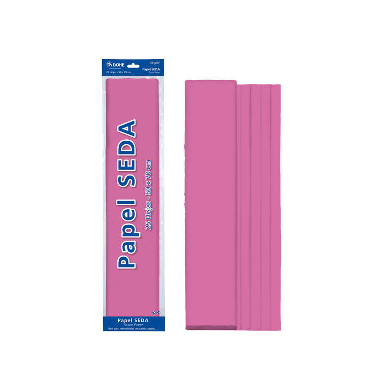 Dohe Papel Seda de 18g Rosa