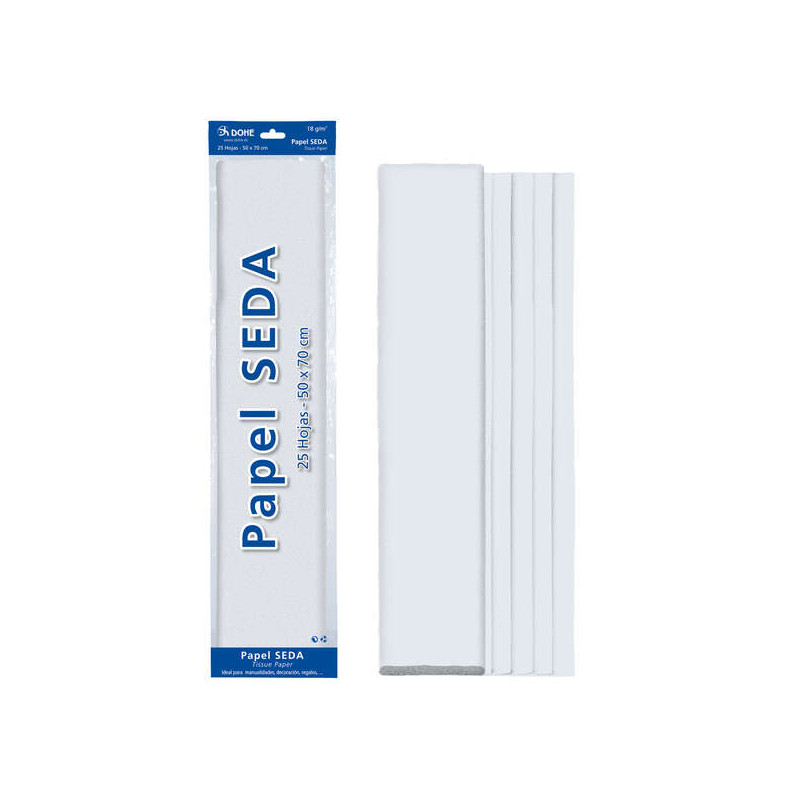 Dohe Papel Seda de 18g Blanco