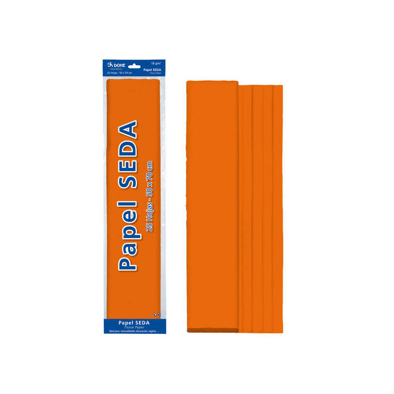 Dohe Papel Seda de 18g Naranja