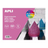 Apli Bloc con 6 Cartulinas Purpurina 280gr