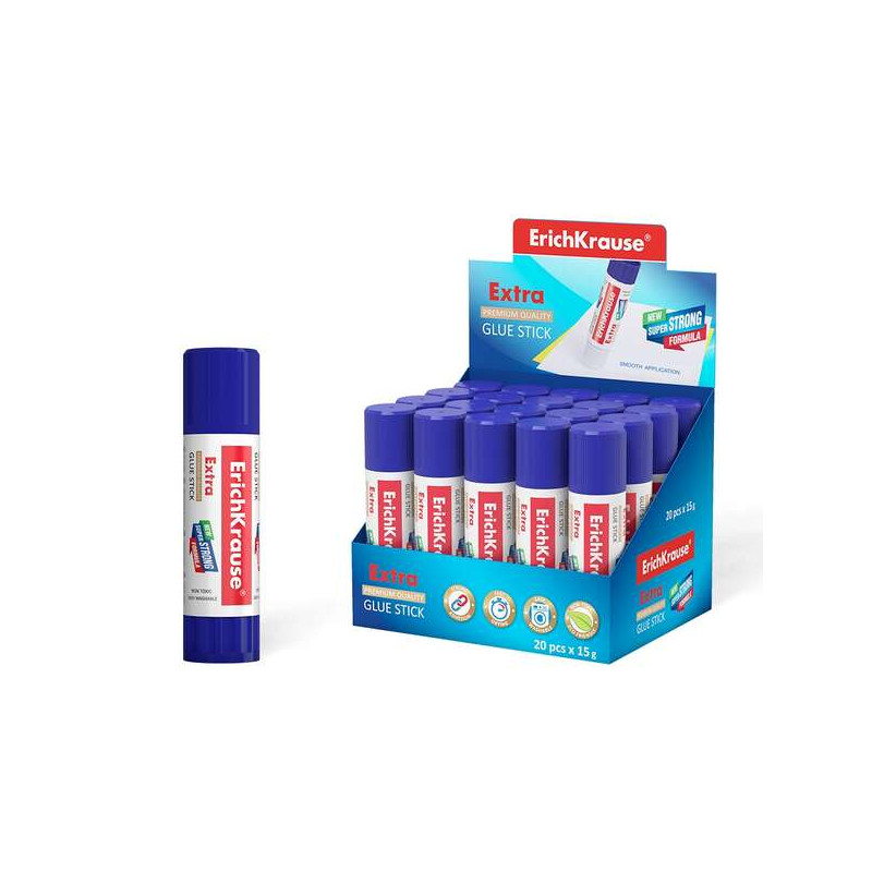 ErichKrause Pegamento en Barra Extra 15gr (20u.)