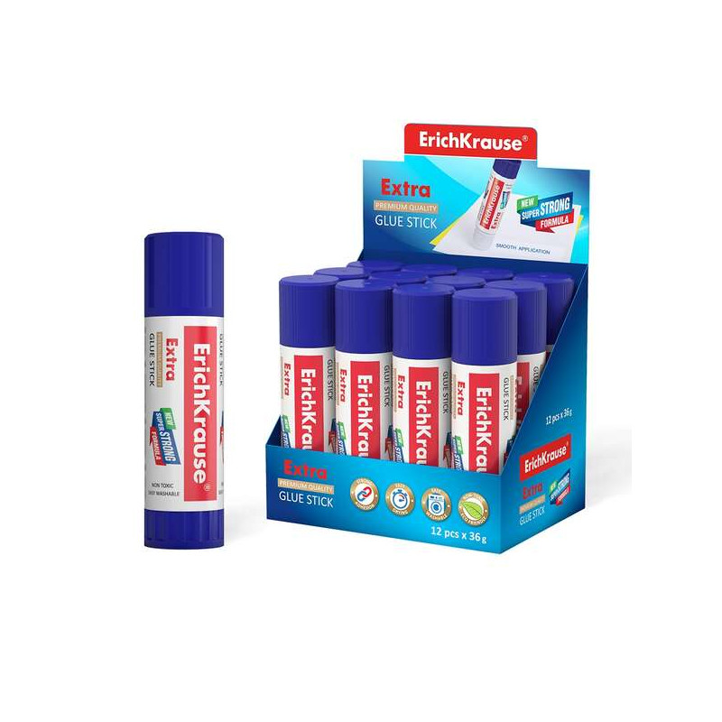 ErichKrause Pegamento en Barra Extra 36gr (12u.)