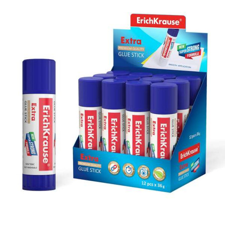 ErichKrause Pegamento en Barra Extra 36gr (12u.)