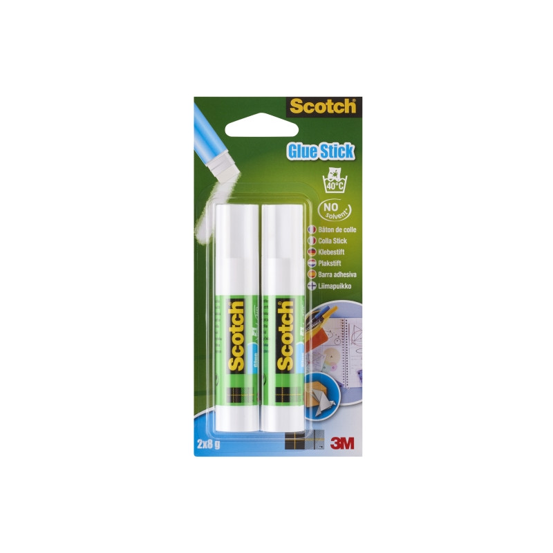 Scotch Pack de 2 Pegamentos en Barra Adhesivo Solido