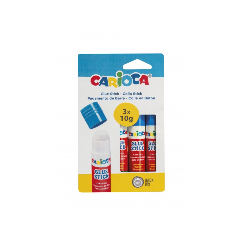 Carioca Pack de 3 Pegamentos de Barra