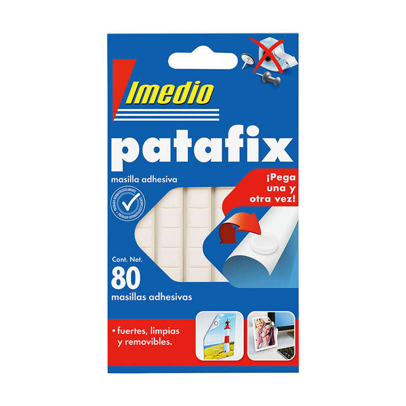Imedio Patafix Masilla Adhesiva Blanca (12u.)