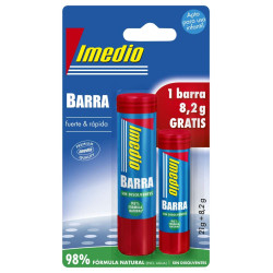 Imedio Pack de 2 Barras de Pegamento 1x 21grs + 1x 8.2grs