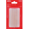 Apli Pack de 10 Barras de Adhesivo Termofusible Ø11mmx10cm