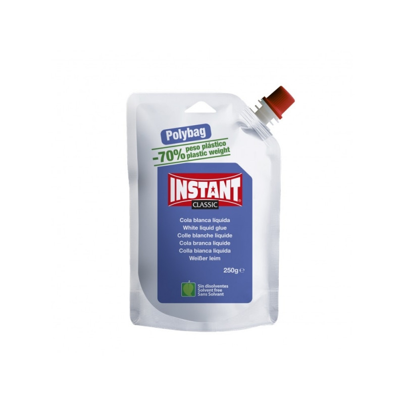 Instant Classic Cola Blanca 250gr en Formato Polybag