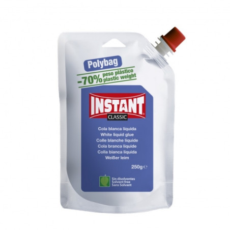 Instant Classic Cola Blanca 250gr en Formato Polybag