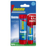 Imedio Pack de 2 Barras de Pegamento de 1x 40grs + 1x 8.2grs