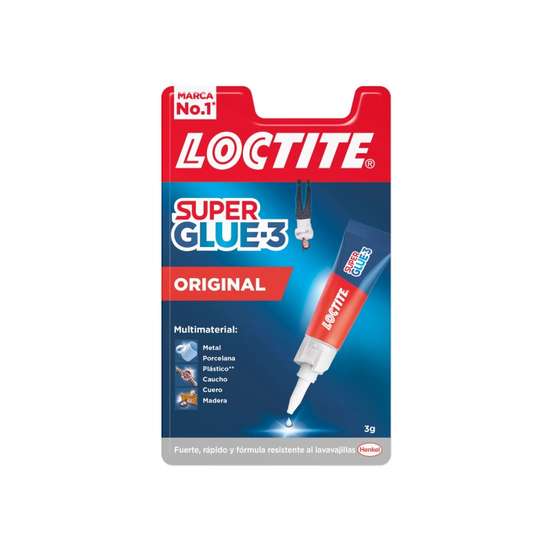 Loctite Super Glue-3 Pegamento Instantaneo 3gr