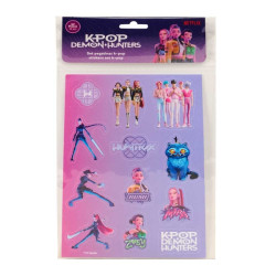Safta K-Pop Demon Hunters Pack de 12 Pegatinas