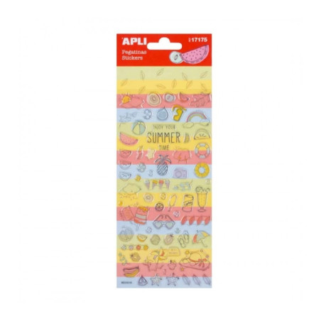 Apli Bolsa de Pegatinas de Verano Varios