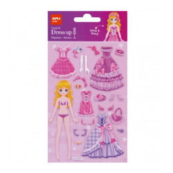 Apli Bolsa de Pegatinas Dress Up 3D Modelo Candy