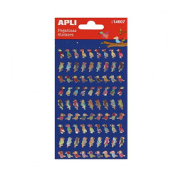 Apli Bolsa de Pegatinas de Pajaros