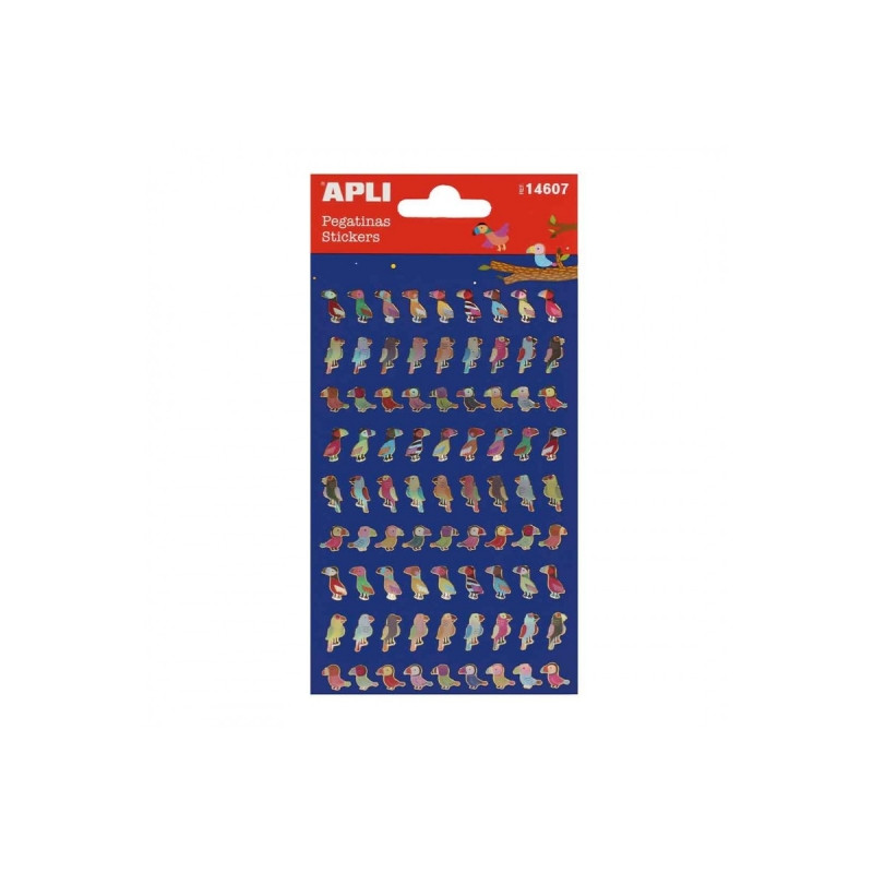 Apli Bolsa de Pegatinas de Pajaros