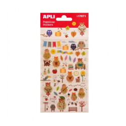 Apli Bolsa de Pegatinas de Otoño