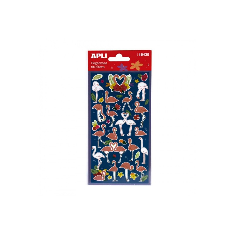 Apli Bolsa de Pegatinas de Flamencos