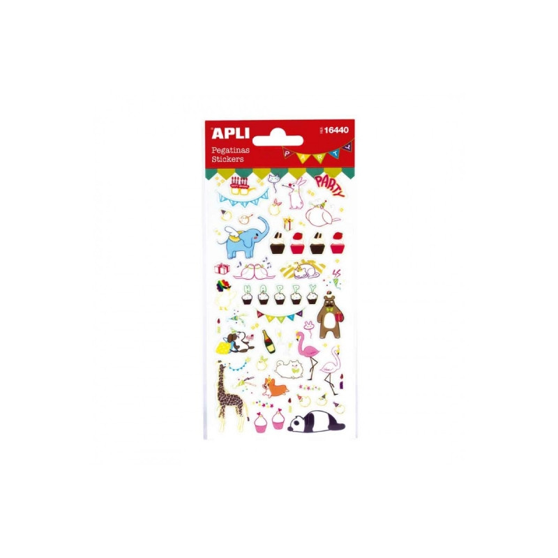 Apli Bolsa de Pegatinas de Fiesta