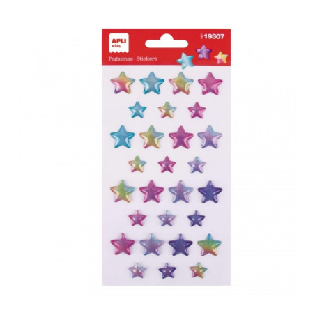 Apli Bolsa de Pegatinas de Estrellas