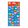 Apli Bolsa de Pegatinas Corazones Holograficos