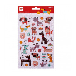 Apli Bolsa de Pegatinas de Perritos