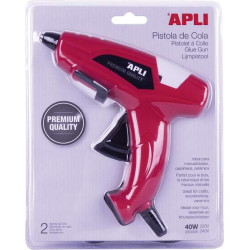Apli Pistola de Cola Termofusible 40W para Barras de Ø11mm