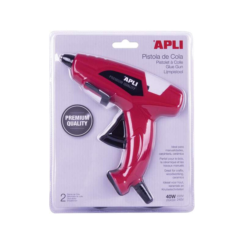 Apli Pistola de Cola Termofusible 40W para Barras de Ø11mm