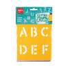 Apli Kids Bolsa de 6 Plantillas de Letras y Numeros