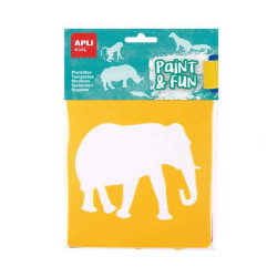 Apli Kids Bolsa de 6 Plantillas de Animales de la Selva