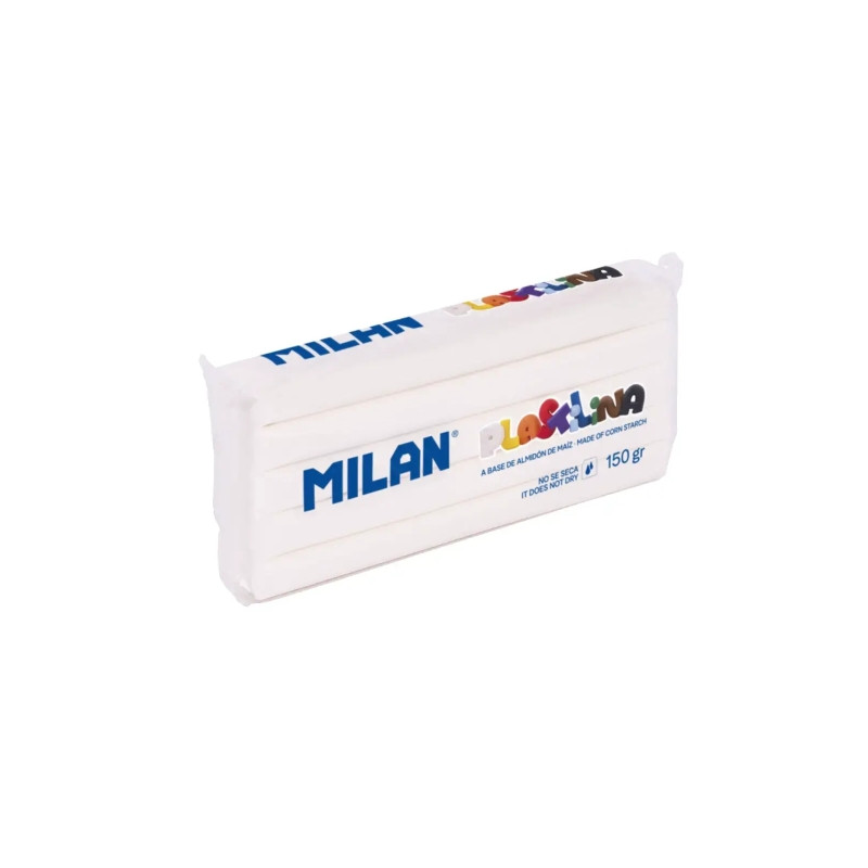 Milan Barra de Plastilina de 150gr Blanco
