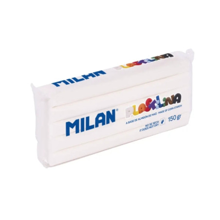 Milan Barra de Plastilina de 150gr Blanco
