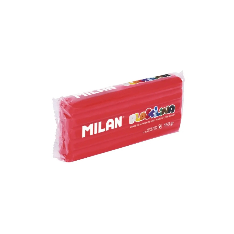 Milan Barra de Plastilina de 150gr Rojo
