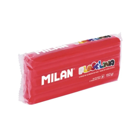 Milan Barra de Plastilina de 150gr Rojo