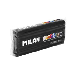 Milan Barra de Plastilina de 150gr Negro