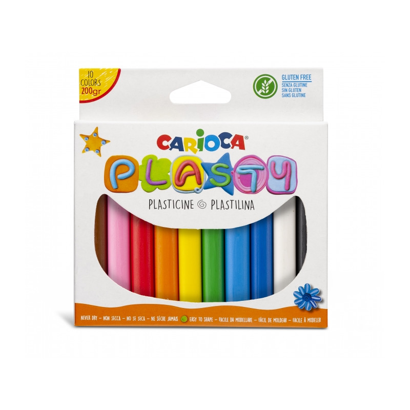 Carioca Pack de 10 Plastilinas