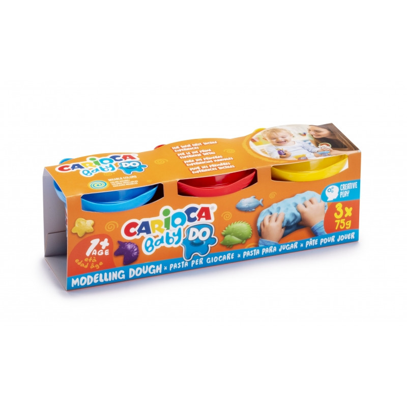 Carioca Baby Do Pack de 3 Pastas de Modelar