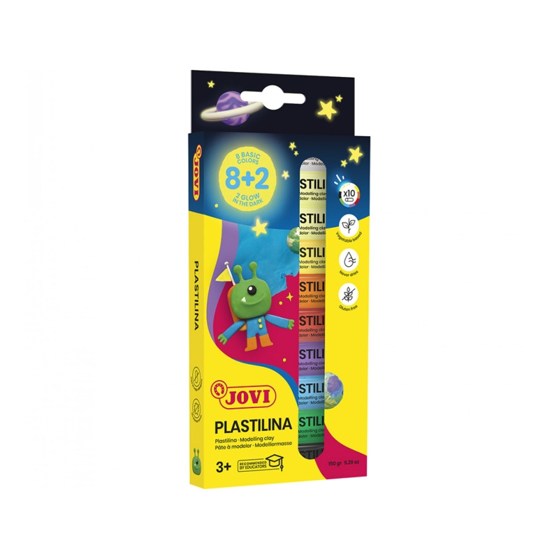 Jovi Pack con 10 Barras de Plastilina 15gr