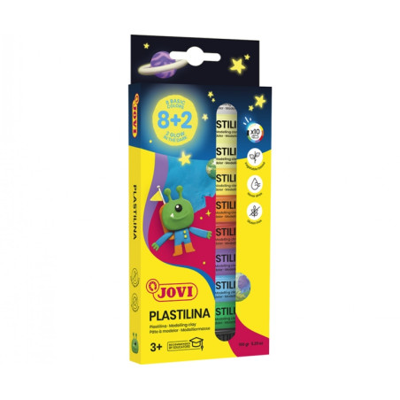 Jovi Pack con 10 Barras de Plastilina 15gr